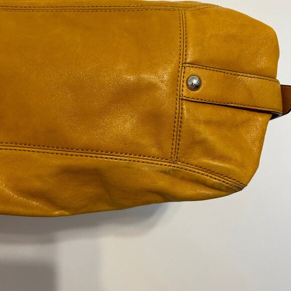Coach Mustard Maggie Leather Purse - Picture 9 of 16